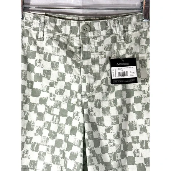 Eddie Bauer Womens Legend Stretch Wash Checkered Shorts Size 10 NWT - Picture 4 of 12